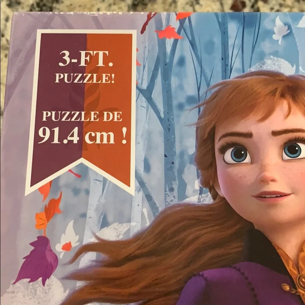 Disney Frozen 3 Foot Floor Puzzle Ages 4+ 46 Large Piece NEW